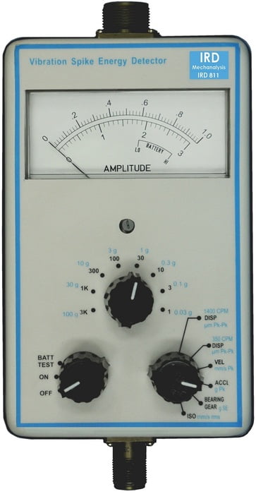 IRD811 - Analog Vibration Meter cum Spike Energy Detector IRD811 - Analog Vibration Meter cum Spike Energy Detector